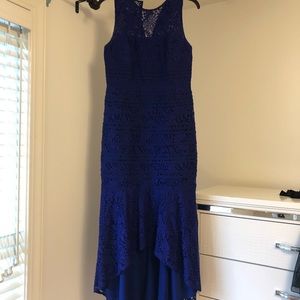 JS Collections royal blue lace dress formal